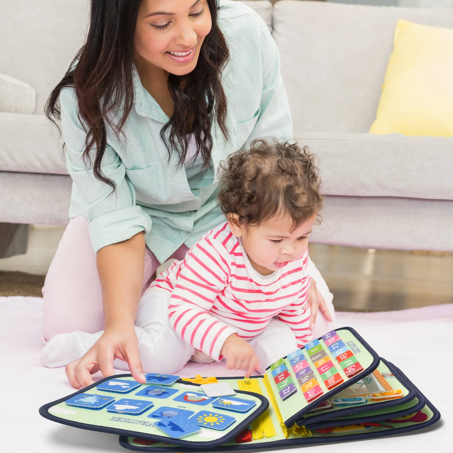 Montessori STEAM Busy Board for Toddlers | Educational Activity Center for Kids 1-3 | Sensory Learning Toy for Fine Motor Skills, STEM Play & Early Development.