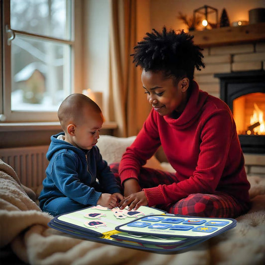 Montessori STEAM Busy Board for Toddlers | Educational Activity Center for Kids 1-3 | Sensory Learning Toy for Fine Motor Skills, STEM Play & Early Development.